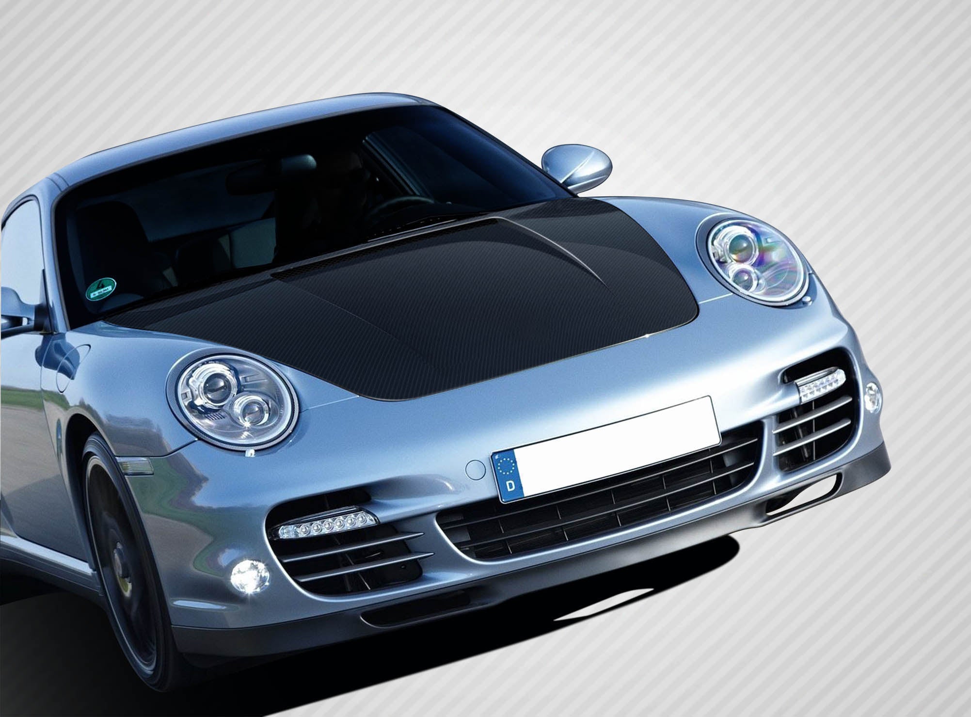 2006-2012 Porsche Cayman 2005-2012 Porsche Boxster 2005-2013 Porsche 997 Carbon Creations Eros Version 1 Hood - 1 Piece (S)