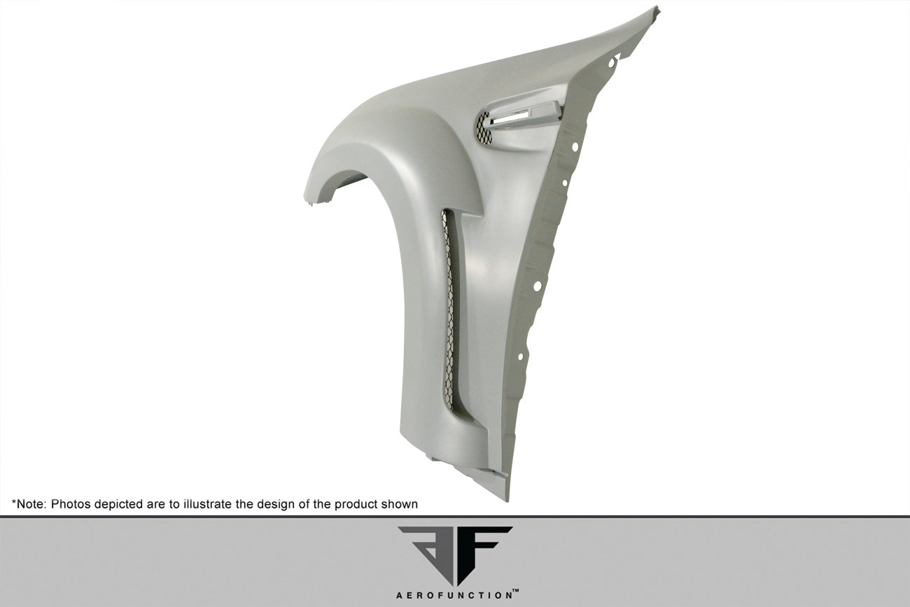 2008-2014 BMW X6 X6M E71 AF-5 Wide Body Front Fenders ( GFK ) - 4 Piece
