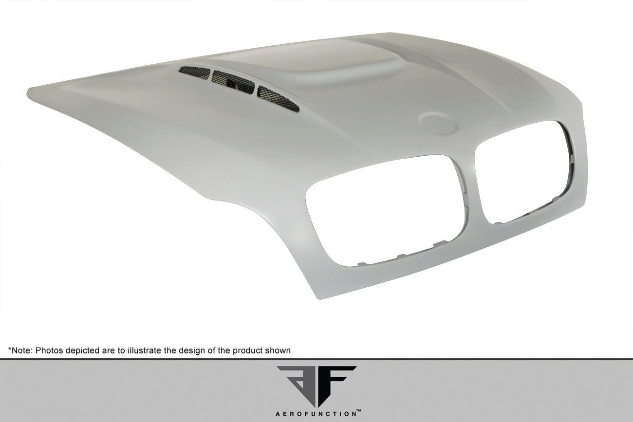2008-2014 BMW X6 X6M E71 2007-2013 BMW X5 E70 AF-5 Hood ( GFK ) - 1 Piece