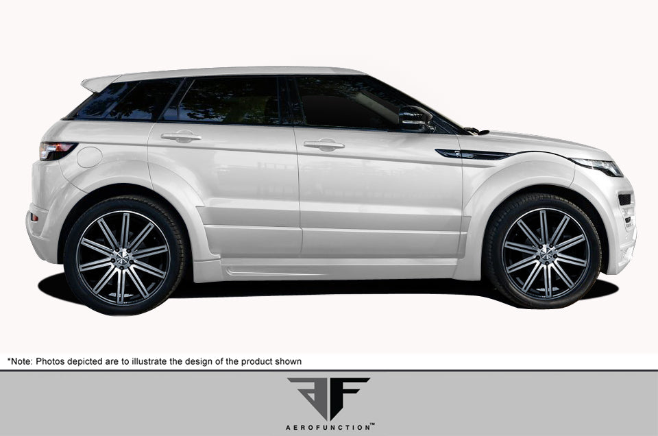2012-2019 Land Rover Range Rover Evoque 5DR AF-1 Fender Flares ( GFK ) - 12 Piece