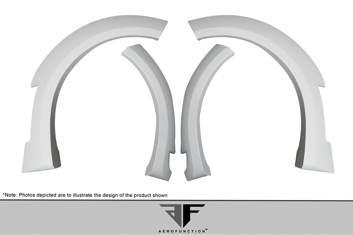 2012-2019 Land Rover Range Rover Evoque 5DR AF-1 Fender Flares ( GFK ) - 12 Piece