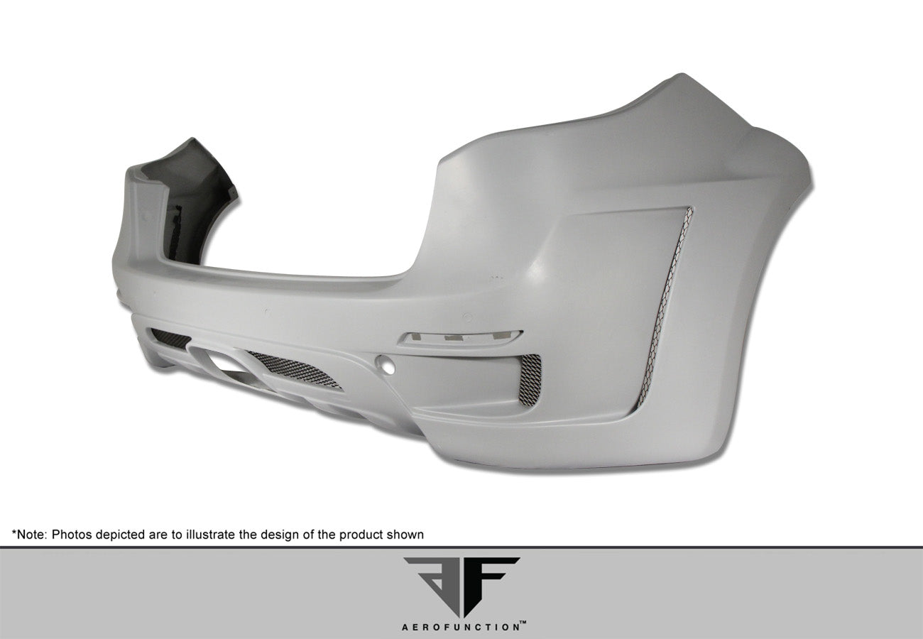 2011-2014 Porsche Cayenne AF-3 Wide Body Rear Bumper Cover ( GFK ) - 1 Piece (S)