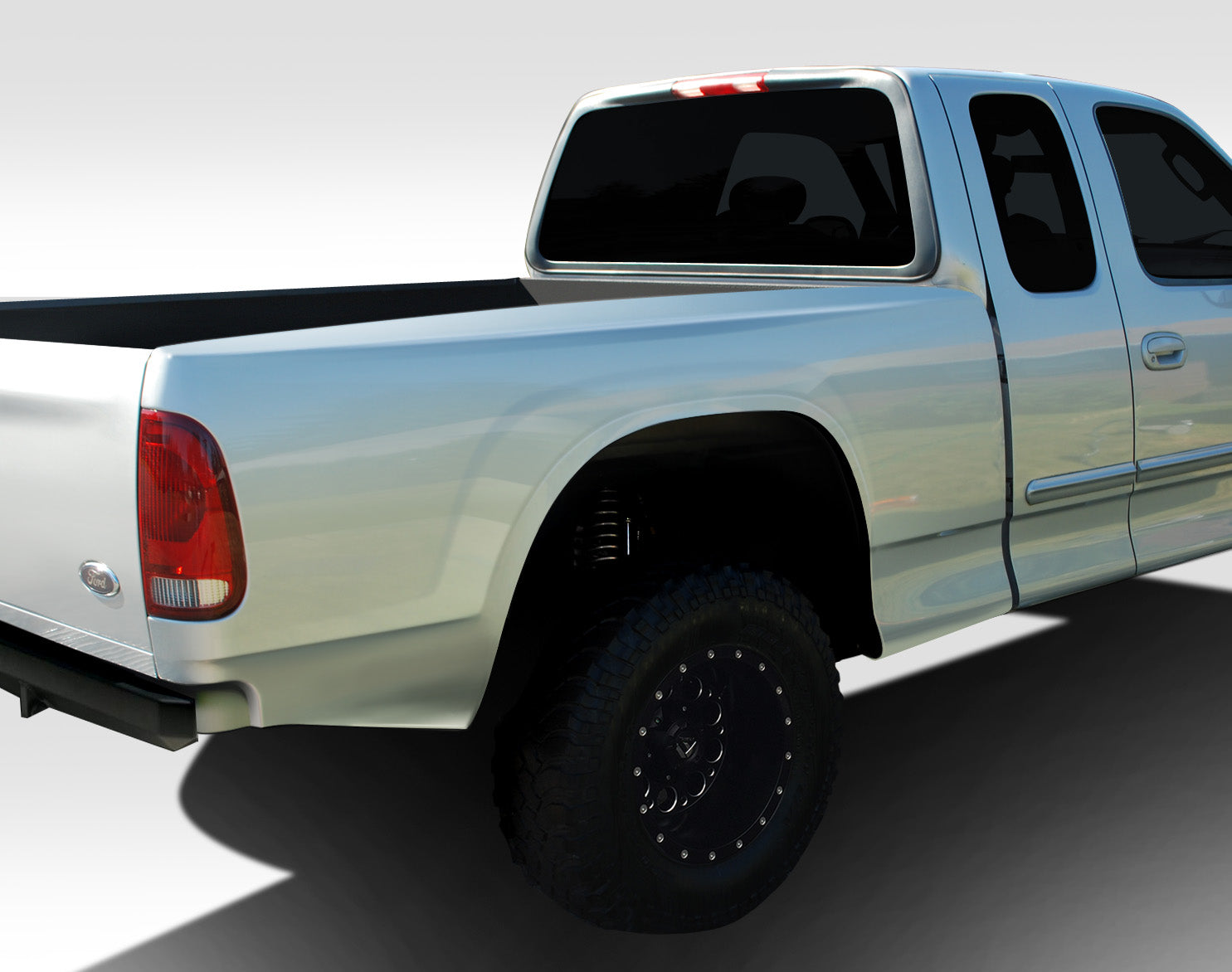 1997-2003 Ford F-150 6FT Duraflex Off Road 4" Bulge Bedsides Rear Fenders - 2 Piece (S)