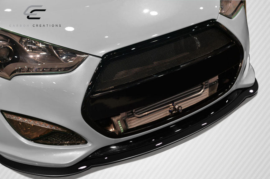 2012-2017 Hyundai Veloster Turbo Carbon Creations GT Racing Front Splitter - 1 Piece (S)