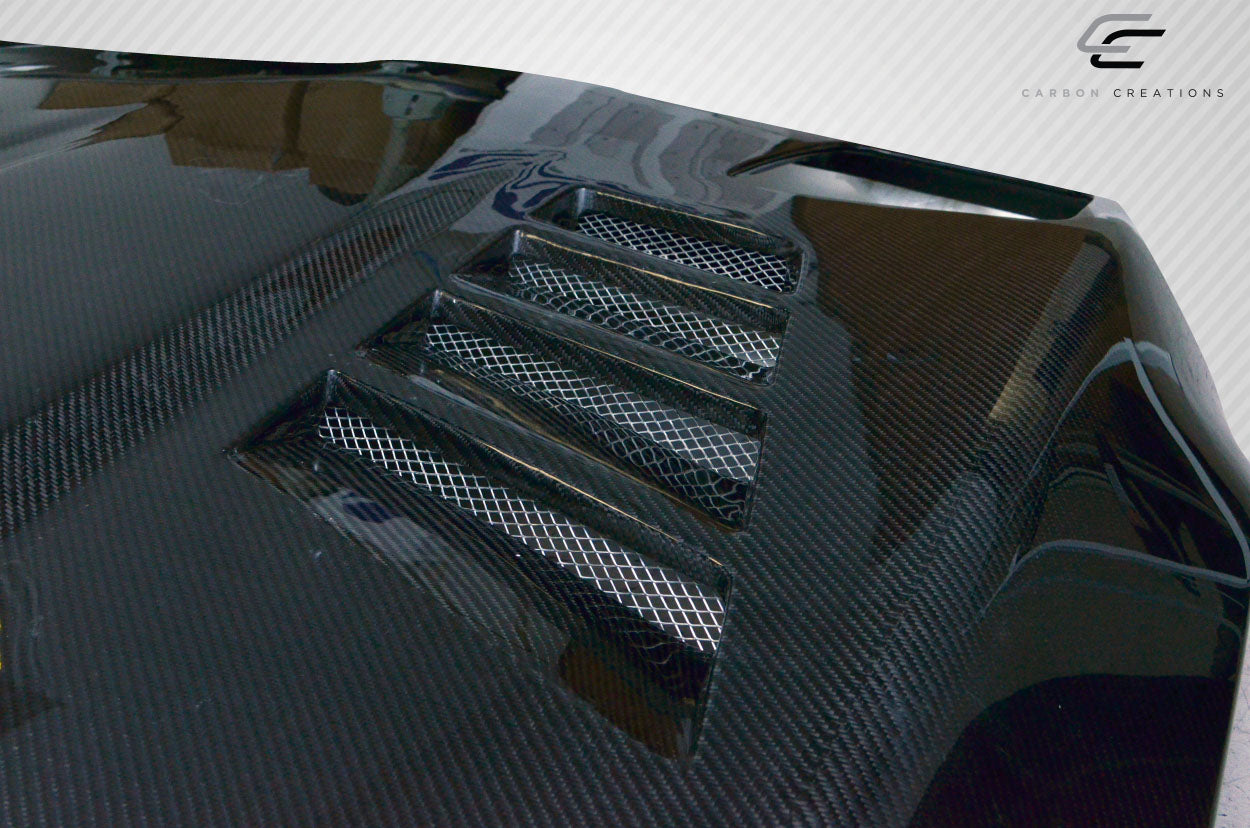 1985-1996 Chevrolet Corvette C4 Carbon Creations GT Racing Hood - 1 Piece