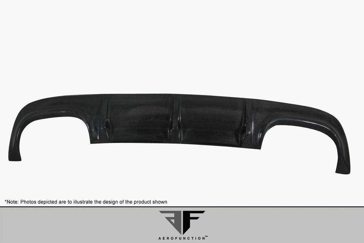 2007-2009 Mercedes CL63 W216 Black Series Carbon AF-1 Rear Diffuser ( CFP ) - 1 Piece