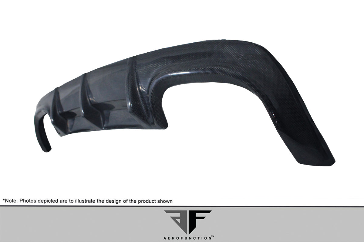 2007-2009 Mercedes CL63 W216 Black Series Carbon AF-1 Rear Diffuser ( CFP ) - 1 Piece
