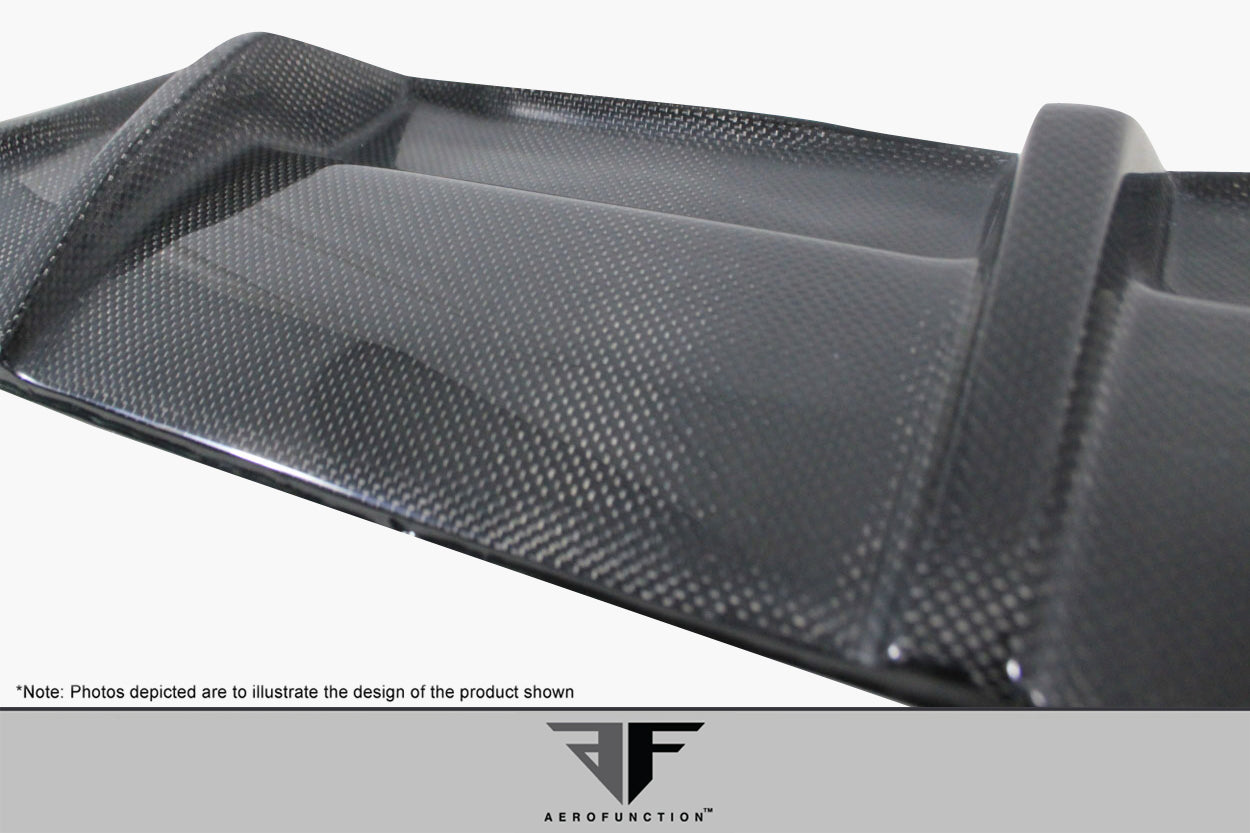 2007-2009 Mercedes CL63 W216 Black Series Carbon AF-1 Rear Diffuser ( CFP ) - 1 Piece