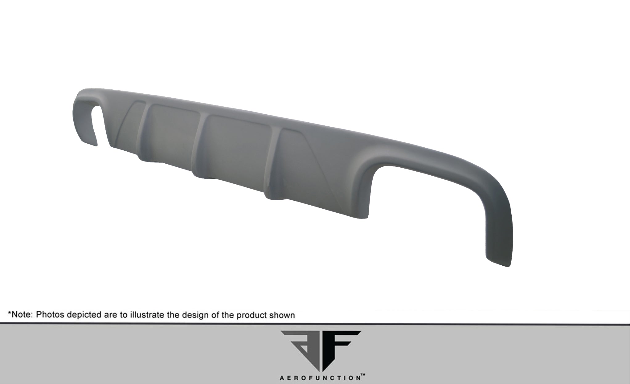 2009-2011 Porsche 911 Carrera 997 C2 C2S C4 C4S Targa 4 Targa 4S Cabriolet AF-2 Rear Diffuser ( GFK ) - 1 Piece
