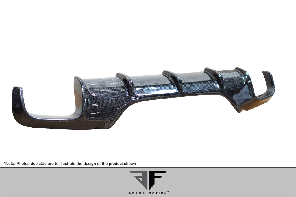 2006-2010 BMW M6 E63 E64 Convertible / 2DR Carbon AF-1 Rear Diffuser ( CFP ) - 1 Piece