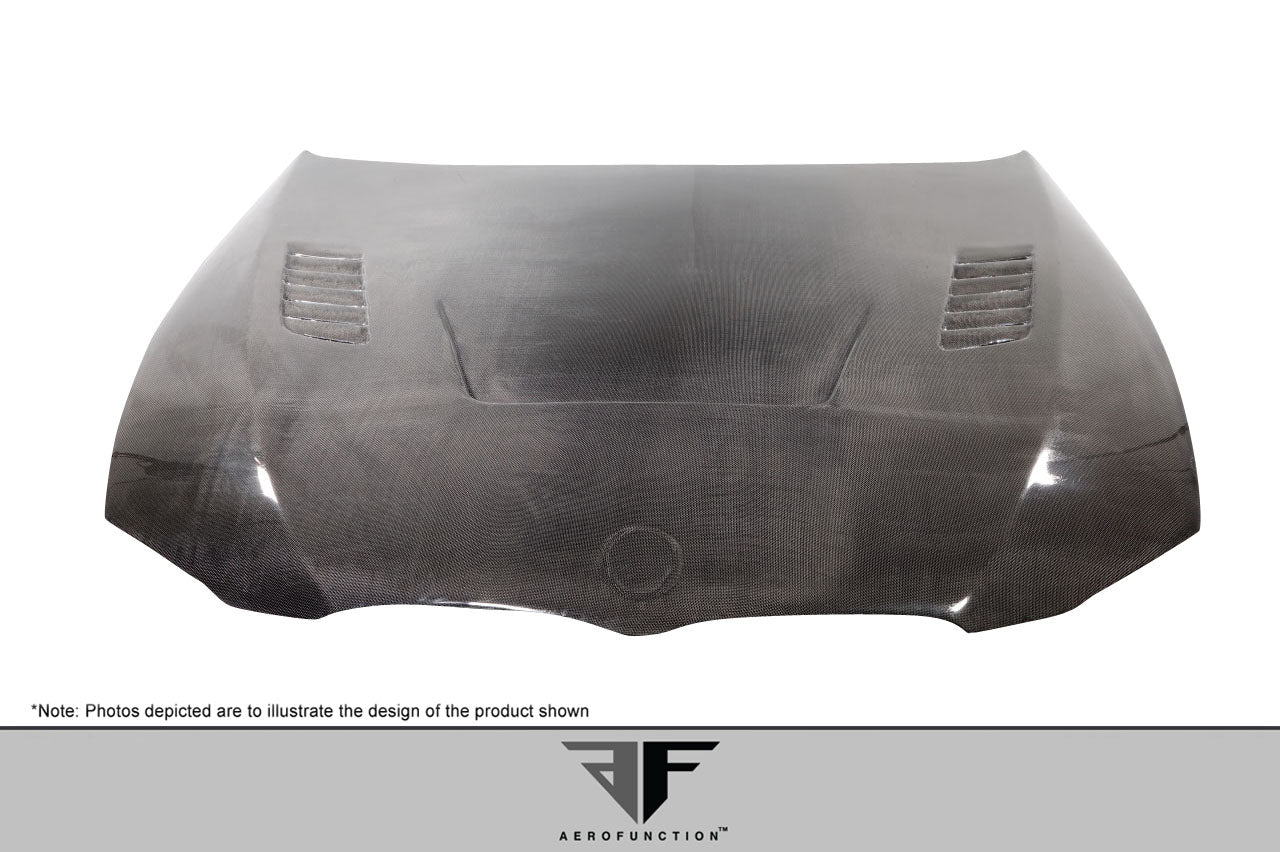 2007-2010 BMW 3 Series E92 2dr E93 Convertible Carbon AF-1 Hood ( CFP ) - 1 Piece