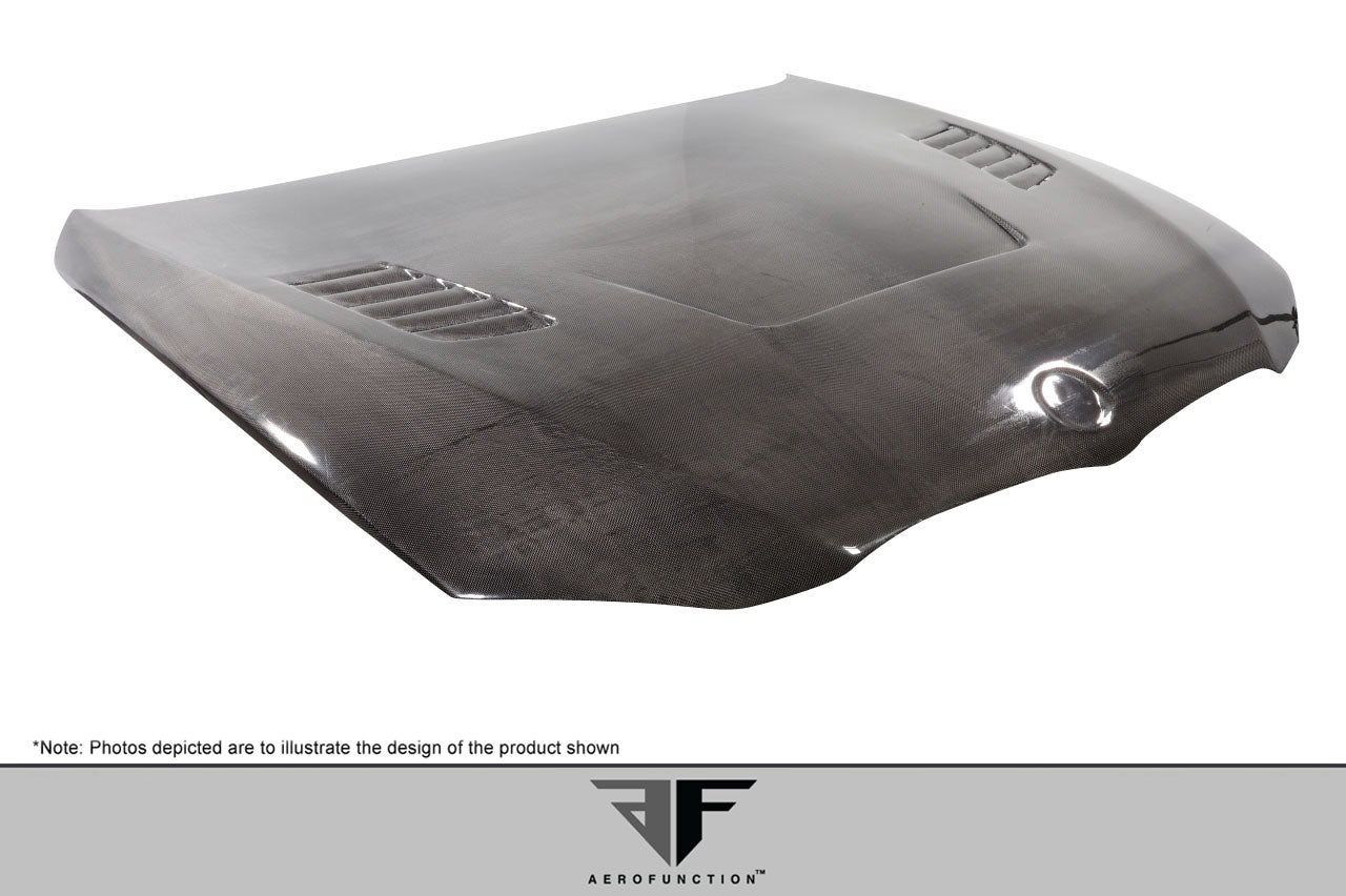 2007-2010 BMW 3 Series E92 2dr E93 Convertible Carbon AF-1 Hood ( CFP ) - 1 Piece