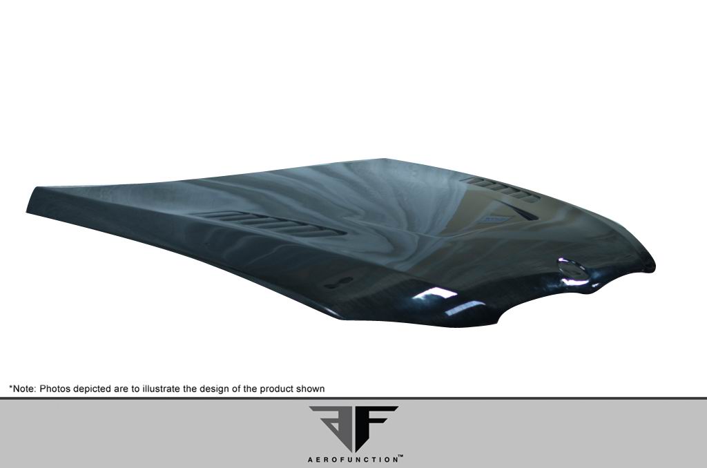 2007-2010 BMW 3 Series E92 2dr E93 Convertible Carbon AF-1 Hood ( CFP ) - 1 Piece