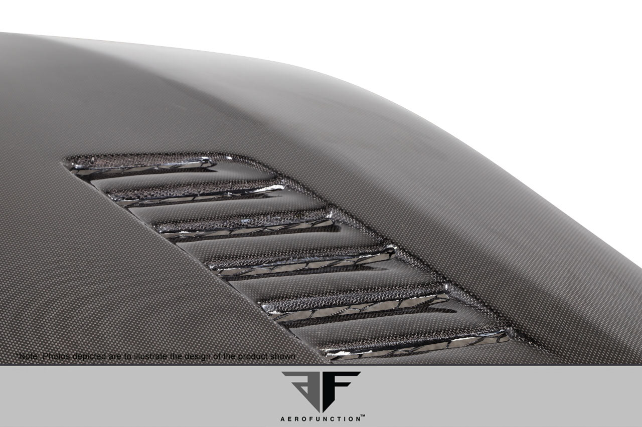 2007-2010 BMW 3 Series E92 2dr E93 Convertible Carbon AF-1 Hood ( CFP ) - 1 Piece