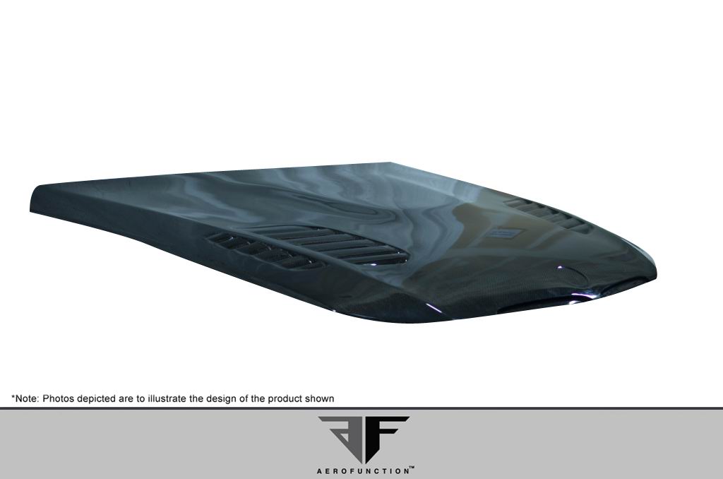 2006-2008 BMW 3 Series E90 4DR Carbon AF-1 Hood ( CFP ) - 1 Piece