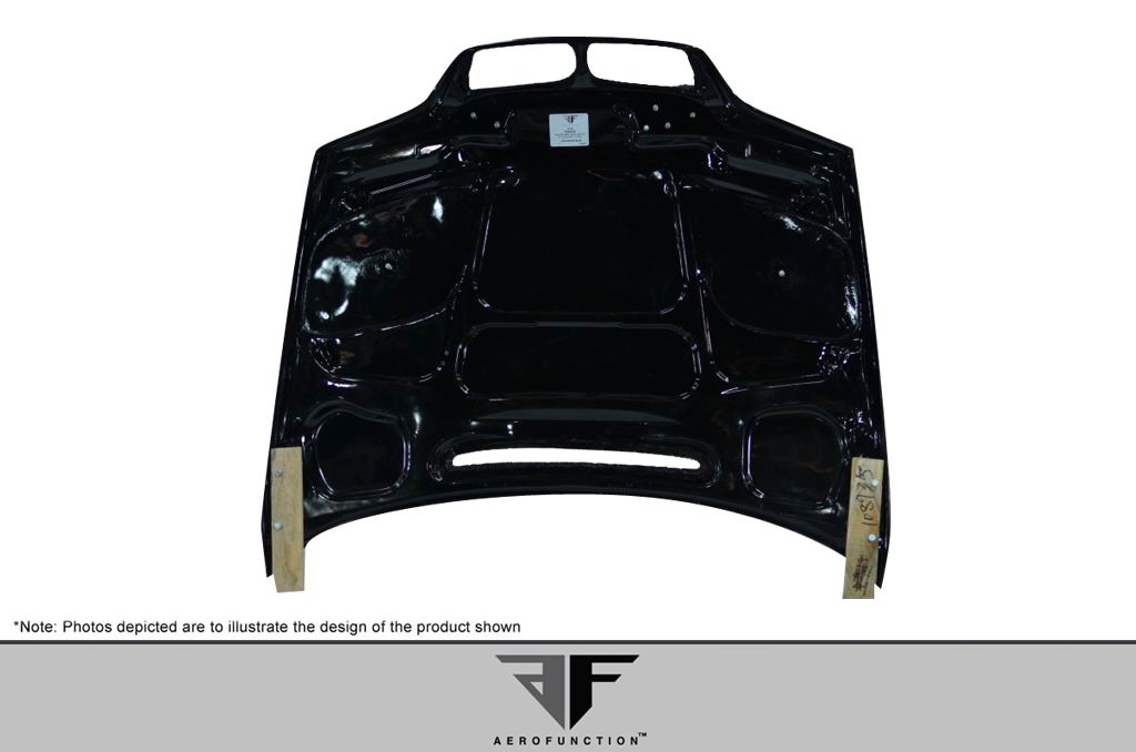 2002-2005 BMW 3 Series E46 4DR Carbon AF-2 Hood ( CFP ) - 1 Piece