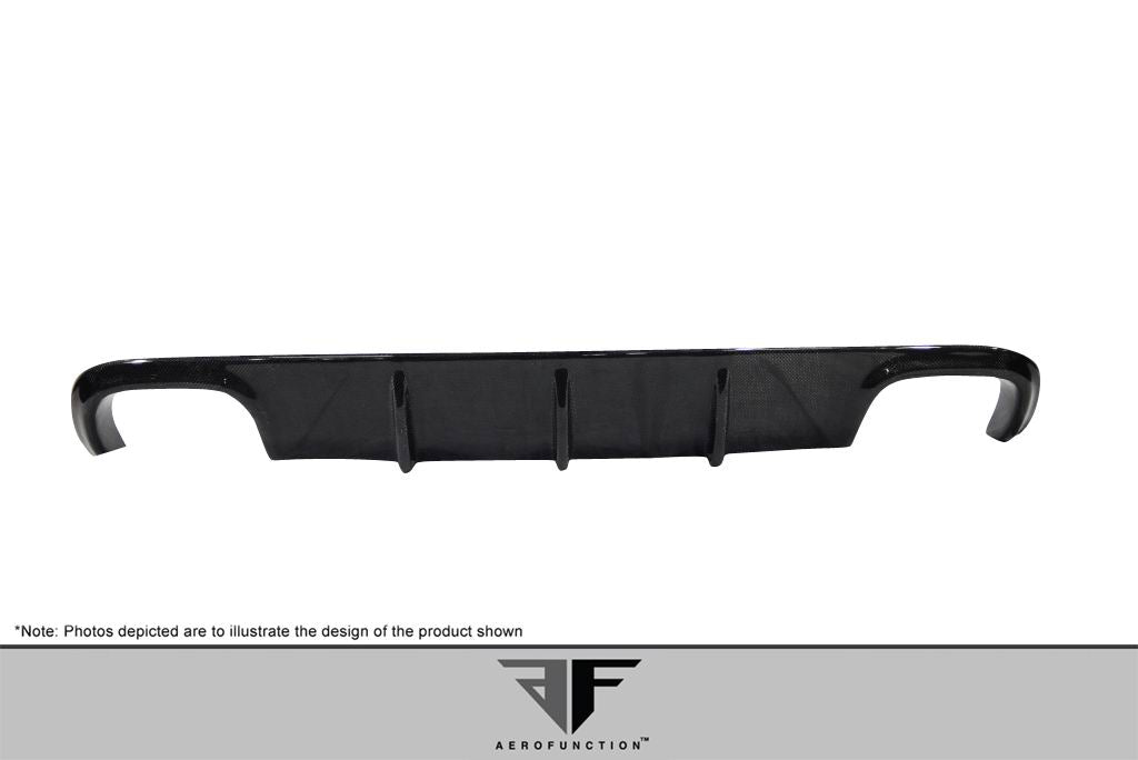 2009-2011 Porsche 911 Carrera 997 C2 C2S C4 C4S Targa 4 Targa 4S Cabriolet Carbon AF-2 Rear Diffuser ( CFP ) - 1 Piece