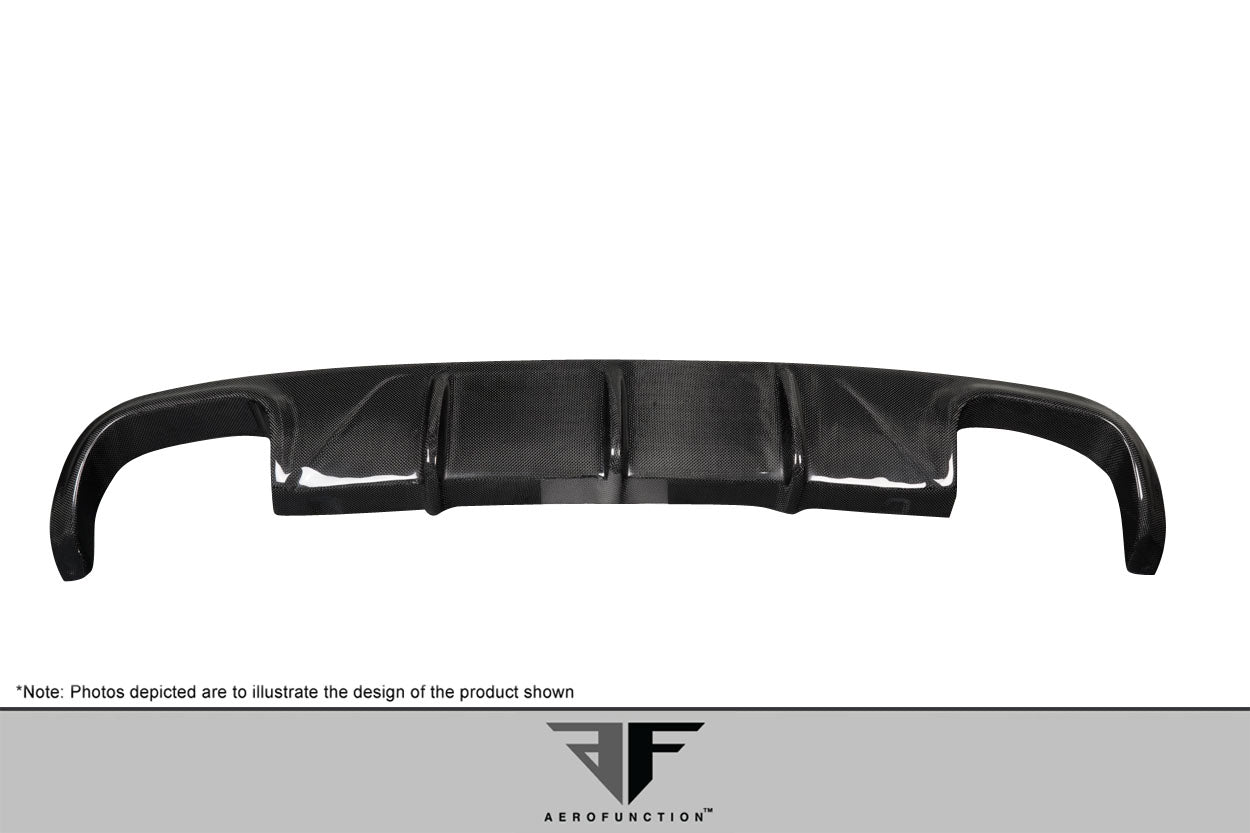 2009-2011 Porsche 911 Carrera 997 C2 C2S C4 C4S Targa 4 Targa 4S Cabriolet Carbon AF-2 Rear Diffuser ( CFP ) - 1 Piece