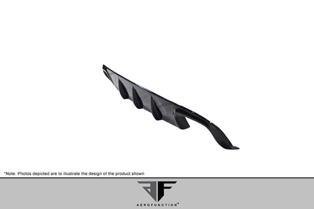 2009-2011 Porsche 911 Carrera 997 C2 C2S C4 C4S Targa 4 Targa 4S Cabriolet Carbon AF-2 Rear Diffuser ( CFP ) - 1 Piece