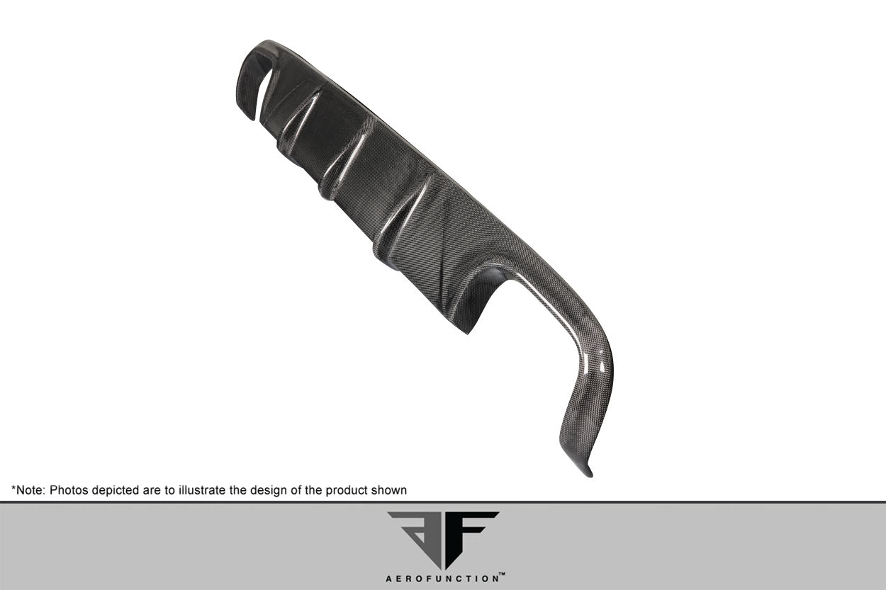 2009-2011 Porsche 911 Carrera 997 C2 C2S C4 C4S Targa 4 Targa 4S Cabriolet Carbon AF-2 Rear Diffuser ( CFP ) - 1 Piece