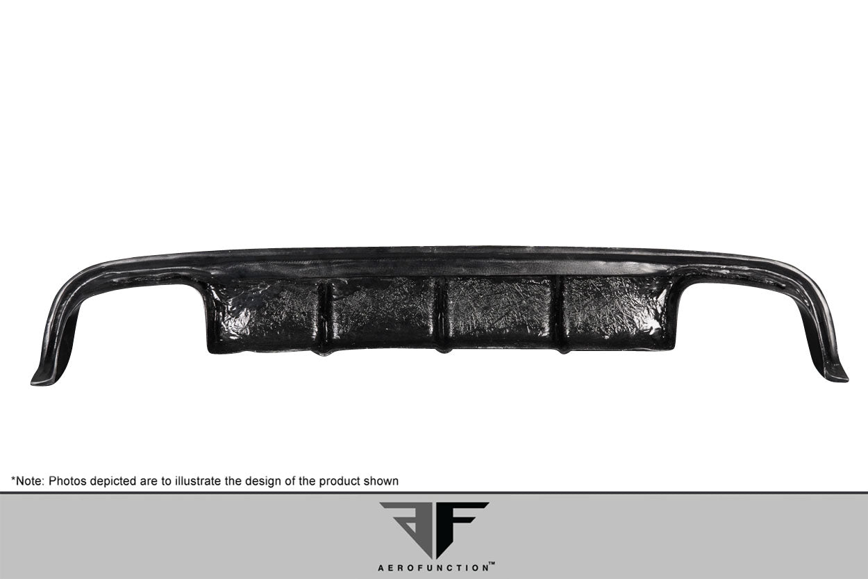 2009-2011 Porsche 911 Carrera 997 C2 C2S C4 C4S Targa 4 Targa 4S Cabriolet Carbon AF-2 Rear Diffuser ( CFP ) - 1 Piece