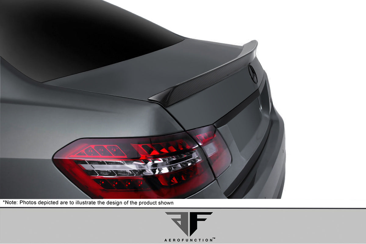 2010-2016 Mercedes E Class W212 4DR Carbon AF-3 Trunk Spoiler ( CFP ) - 1 Piece (S)