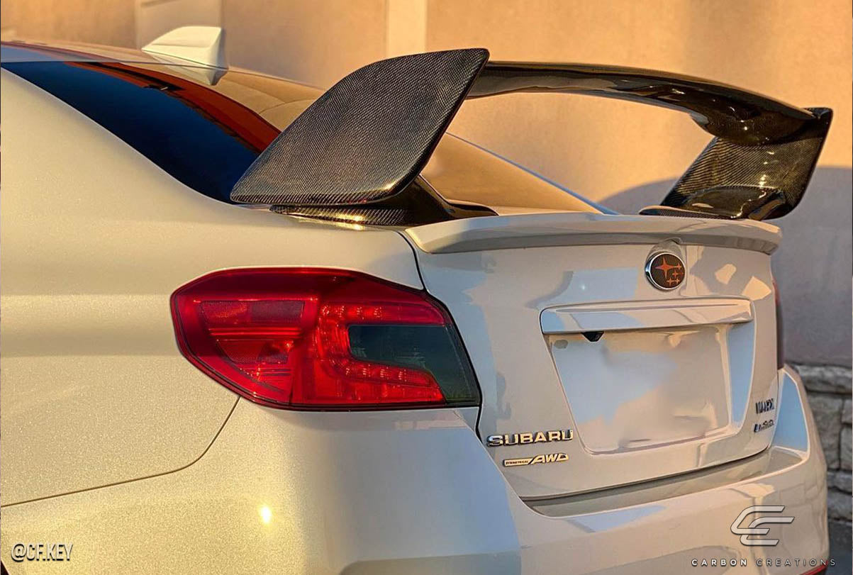 2008-2011 Subaru Impreza / 08-18 WRX STI 4DR Carbon Creations STI Look Trunk Lid Spoiler Wing - 1 Piece
