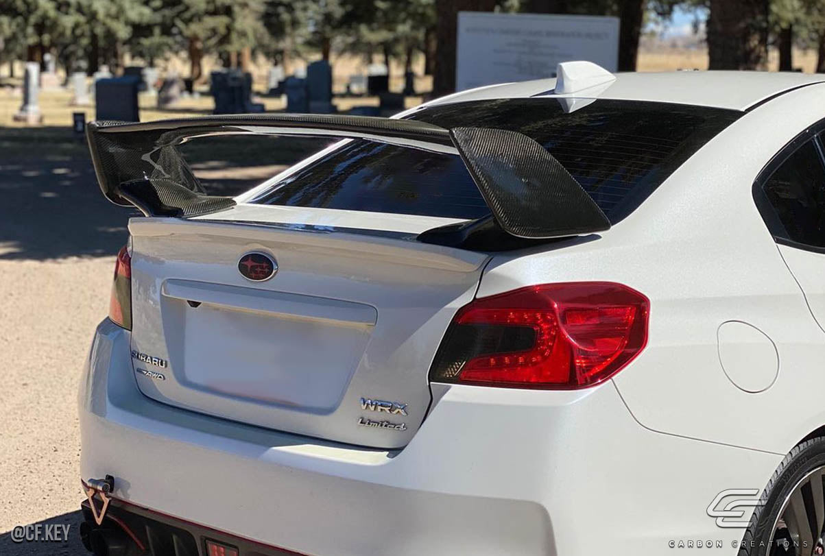 2008-2011 Subaru Impreza / 08-18 WRX STI 4DR Carbon Creations STI Look Trunk Lid Spoiler Wing - 1 Piece