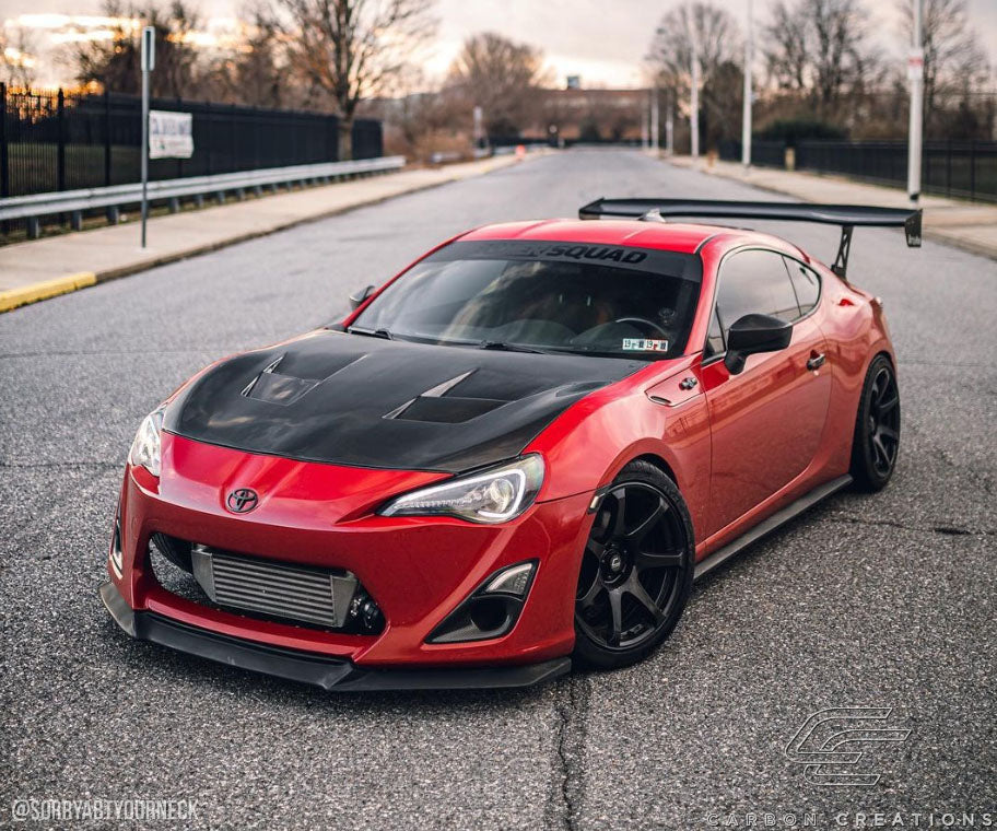 2013-2020 Scion FR-S Toyota 86 Subaru BRZ Carbon Creations Dritech 86-R Hood - 1 Piece