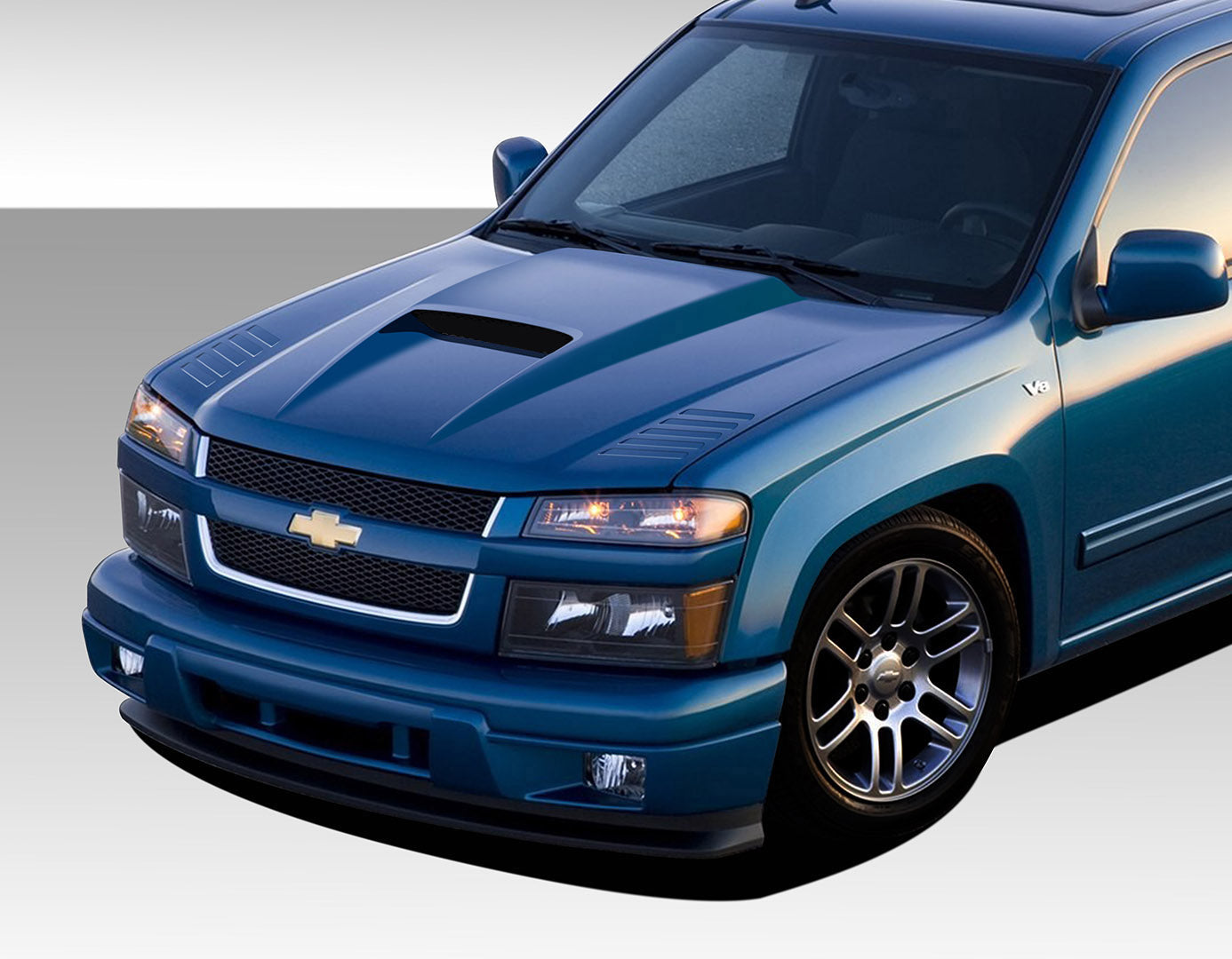 2004-2012 Chevrolet Colorado GMC Canyon Duraflex CVX Hood - 1 Piece