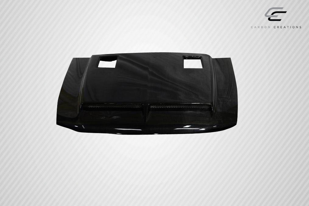 2010-2012 Ford Mustang Carbon Creations GT500 Hood - 1 Piece