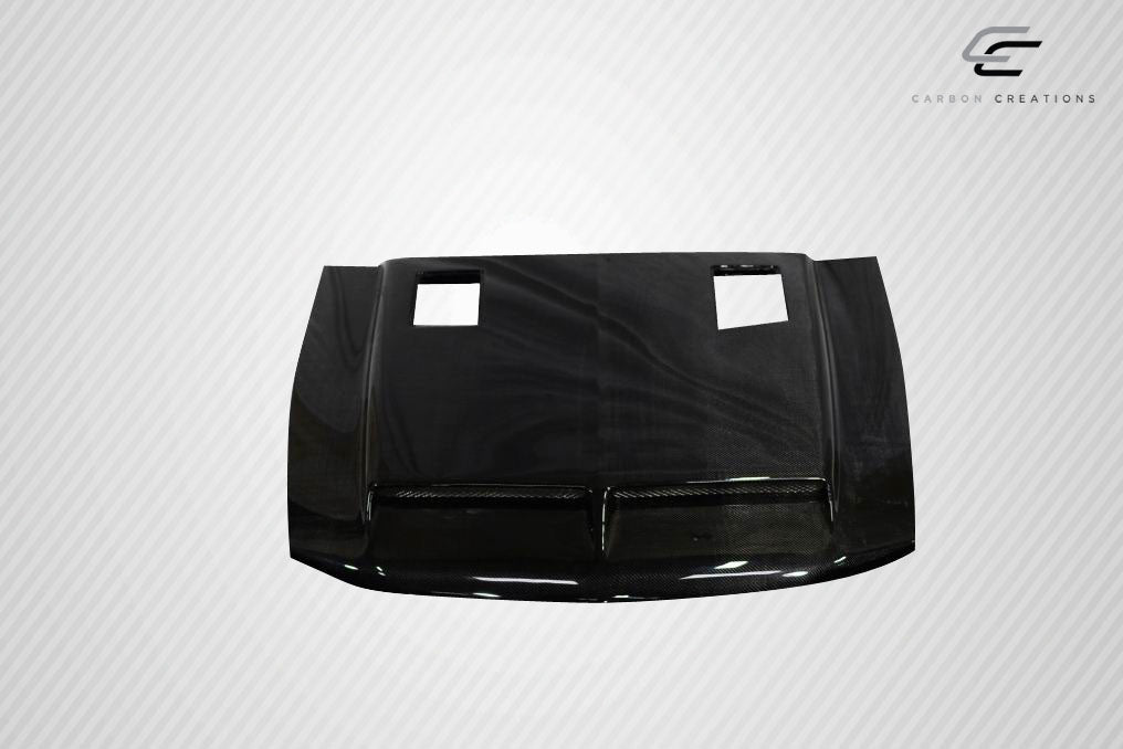 2010-2012 Ford Mustang Carbon Creations GT500 Hood - 1 Piece