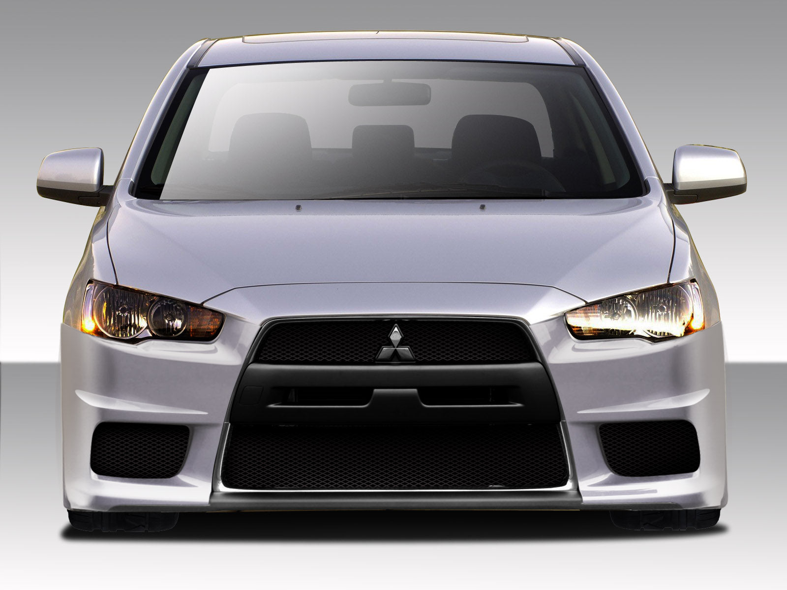 2008-2017 Mitsubishi Lancer Duraflex Evo X V3 Front Bumper Cover - 1 Piece