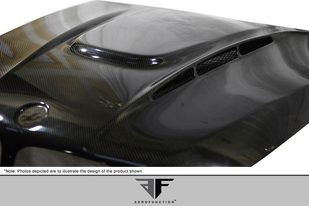 2008-2014 BMW X6 X6M E71 2007-2013 BMW X5 E70 Carbon AF-5 Hood ( CFP ) - 1 Piece