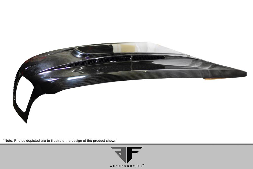 2008-2014 BMW X6 X6M E71 2007-2013 BMW X5 E70 Carbon AF-5 Hood ( CFP ) - 1 Piece