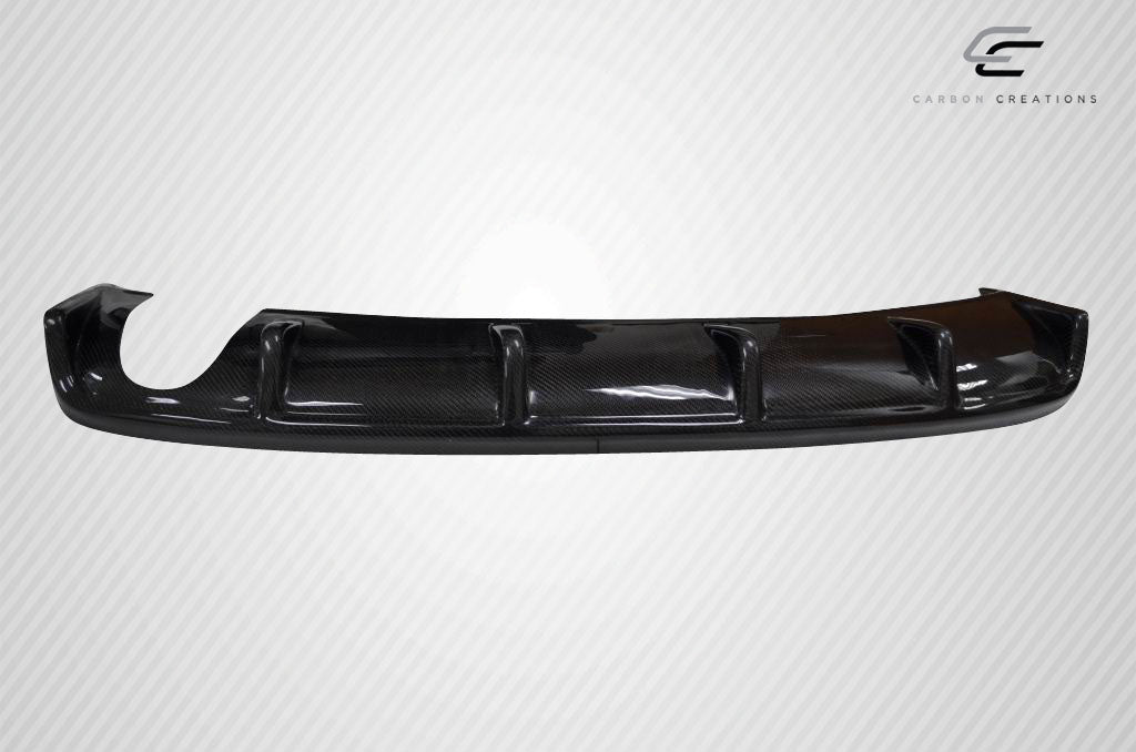2008-2017 Mitsubishi Lancer 4DR Carbon Creations M Power Rear Diffuser - 1 Piece