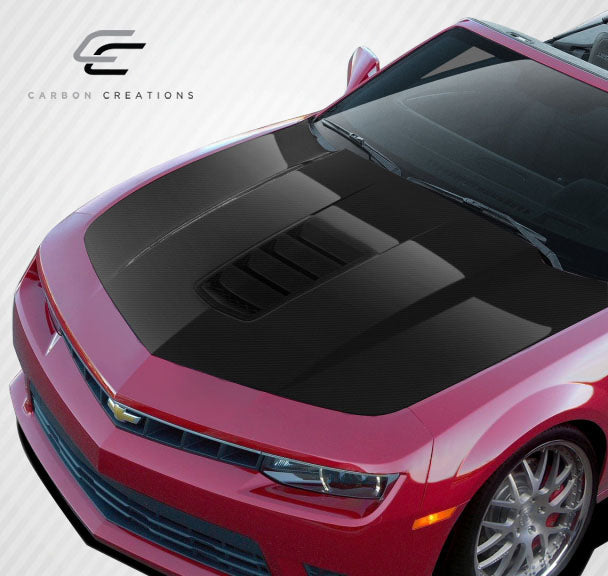2010-2015 Chevrolet Camaro Carbon Creations Dritech Z28 Look Hood - 1 Piece