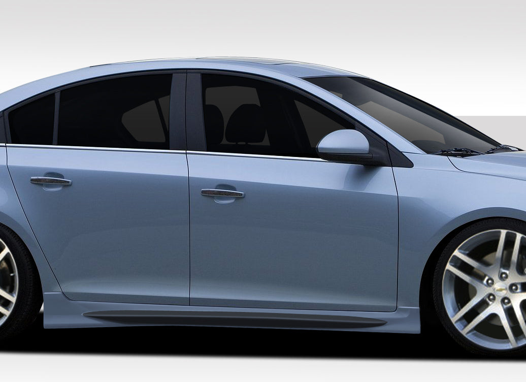 2011-2015 Chevrolet Cruze Duraflex GT Racing Side Skirt Rocker Panels - 2 Piece