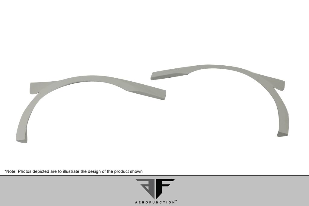 2004-2008 Lamborghini Gallardo AF-1 Wide Body Front Fender Flares ( GFK ) - 2 Piece (S)
