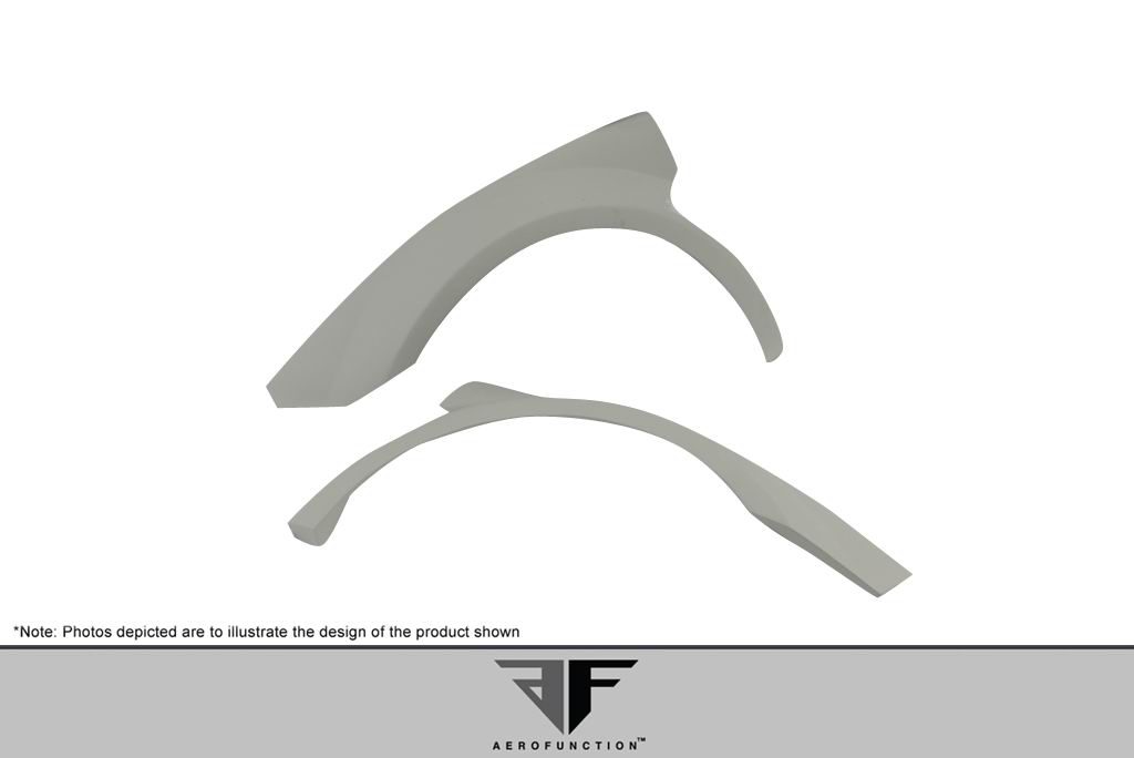 2004-2008 Lamborghini Gallardo AF-1 Wide Body Front Fender Flares ( GFK ) - 2 Piece (S)