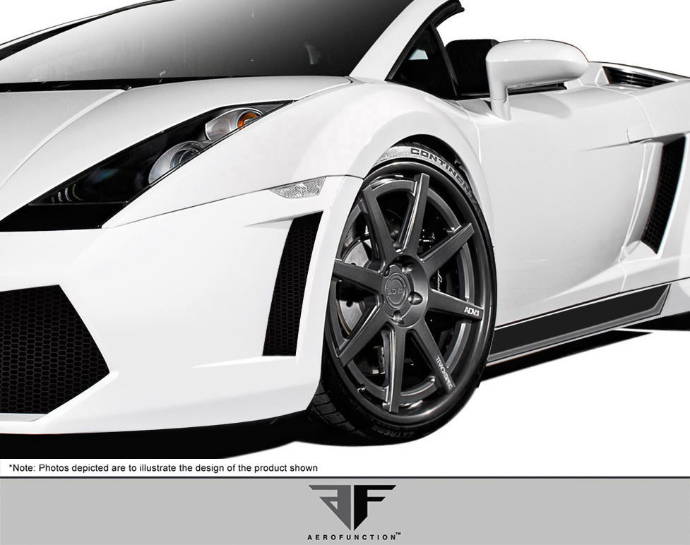 2004-2008 Lamborghini Gallardo AF-1 Wide Body Front Fender Flares ( GFK ) - 2 Piece (S)