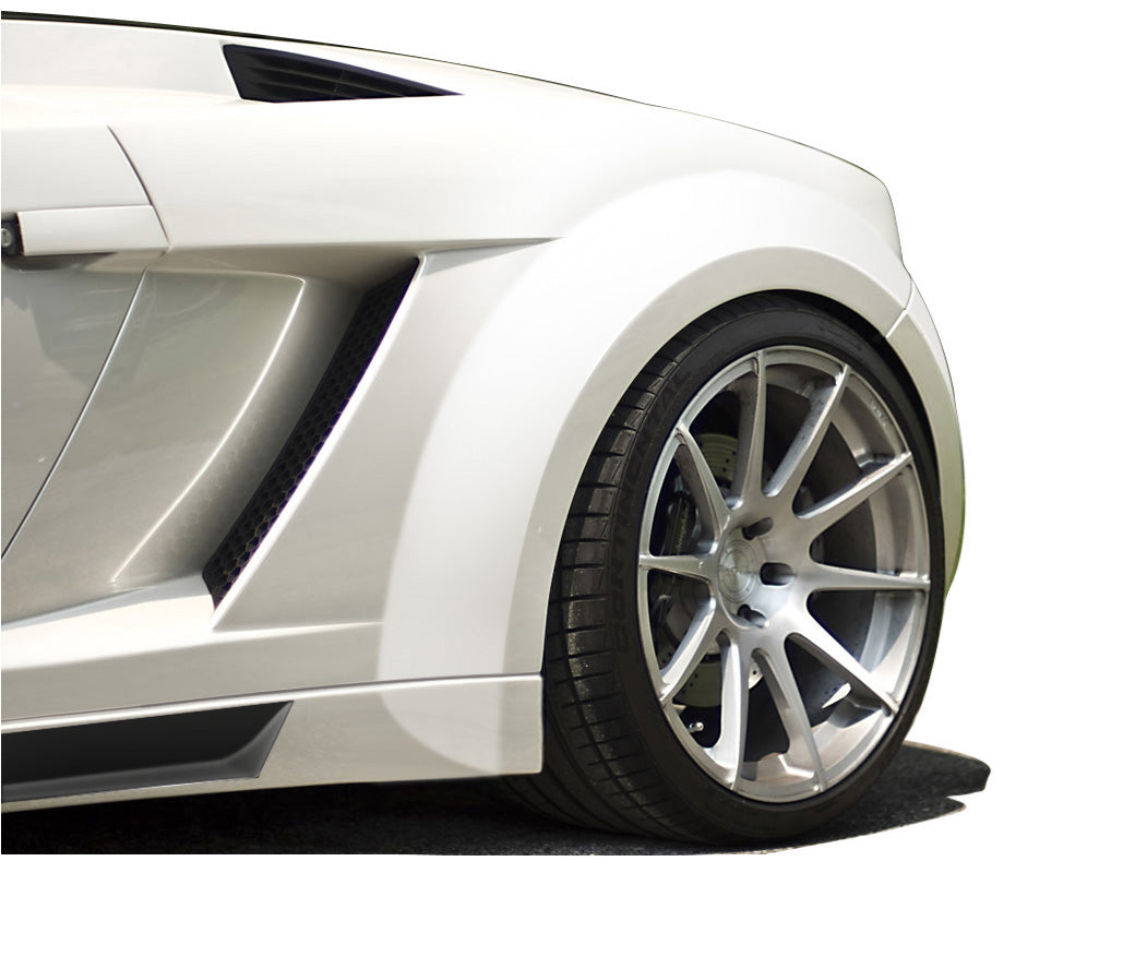 2004-2008 Lamborghini Gallardo AF-1 Wide Body Rear Fender Flares ( GFK ) - 2 Piece (S)