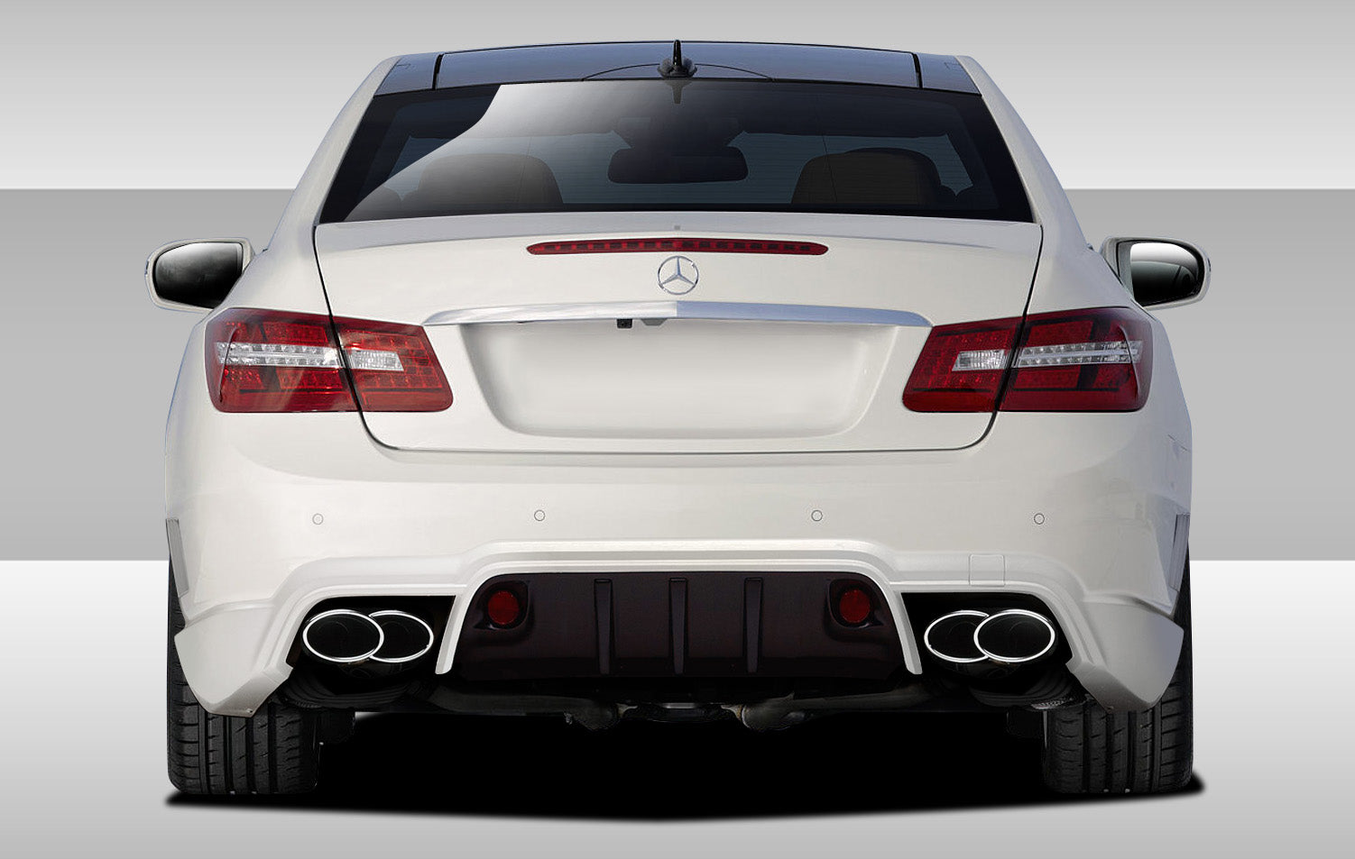 2010-2013 Mercedes E Class C207 2DR A207 Convertible Eros Version 2 Rear Bumper Cover - 1 Piece