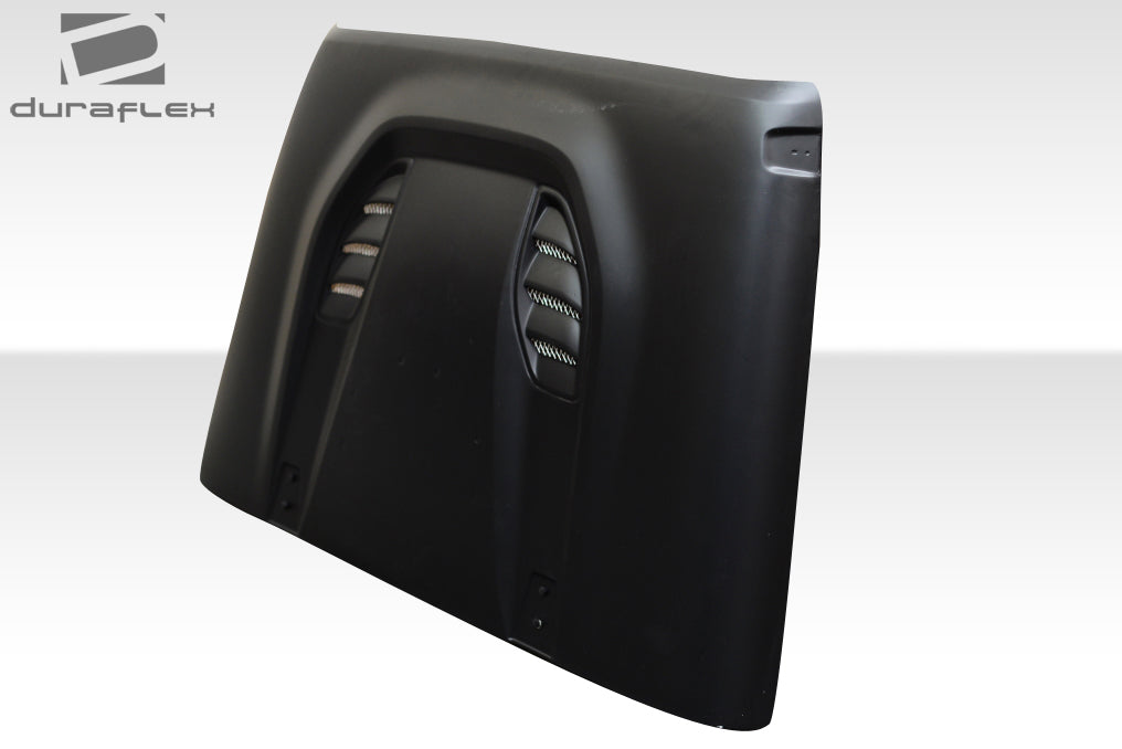 2007-2018 Jeep Wrangler Duraflex Power Dome Hood - 1 Piece
