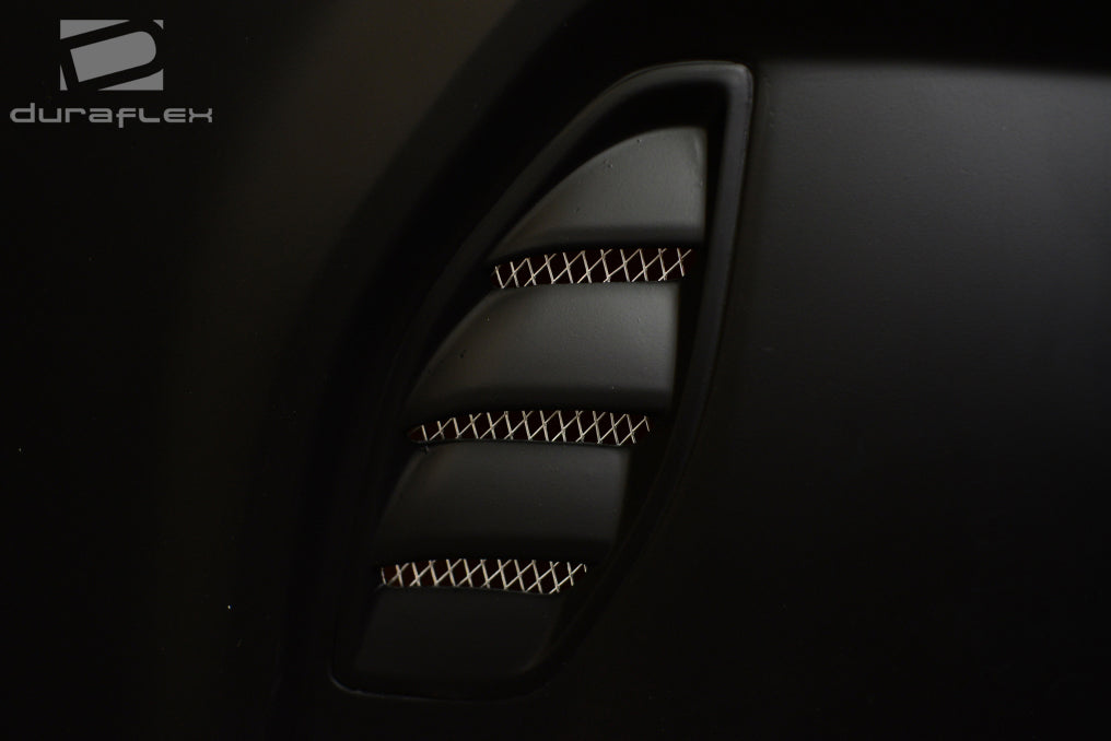 2007-2018 Jeep Wrangler Duraflex Power Dome Hood - 1 Piece