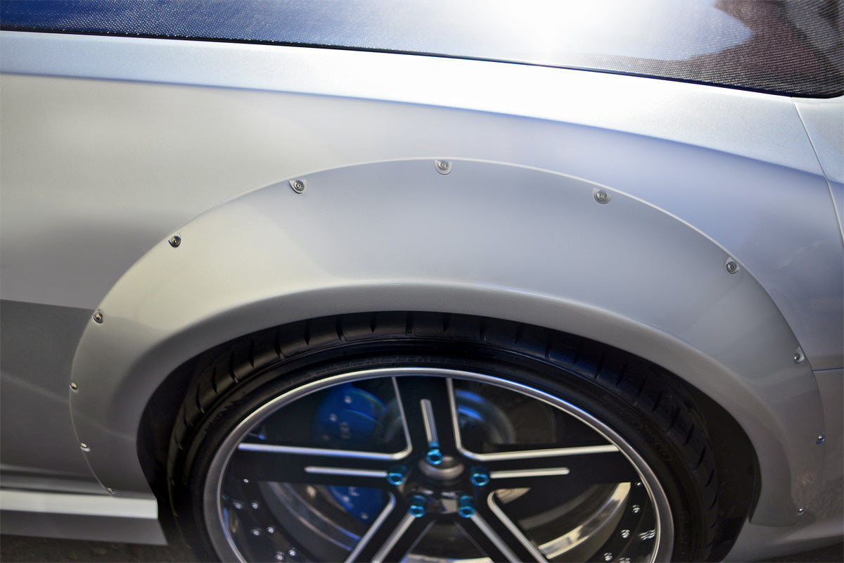 2010-2015 Chevrolet Camaro Duraflex Wide Body GT Concept Front Fender Flares (+50mm) - 2 Piece