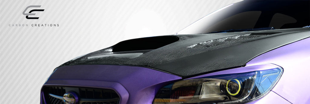 2015-2021 Subaru WRX Carbon Creations NBR Concept Hood - 1 Piece