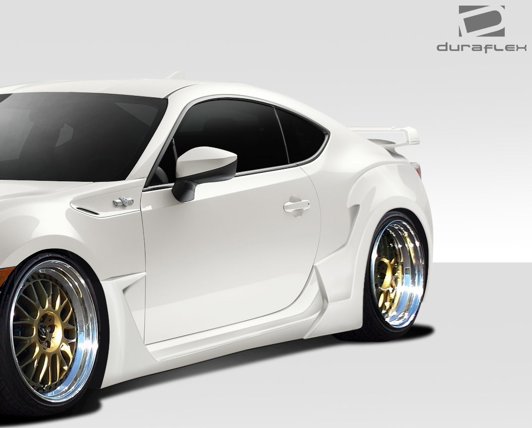 2013-2020 Scion FR-S Toyota 86 Subaru BRZ Duraflex W-1 Rear Fender Flares - 2 Piece (S)