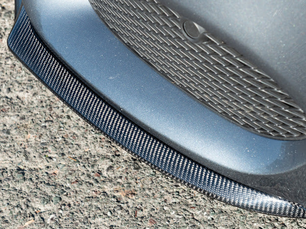 2015-2018 W205 Mercedes C-Class AMG Sport CARBON FIBER Front Bumper Lower Lip Splitter Ground Effects