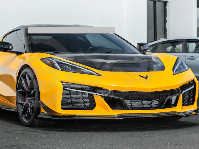 2023+ CHEVROLET CORVETTE C8 Z06 | CARBON FIBER SEQUENTIAL LED DRL LIGHT BAR BEZEL INSERT